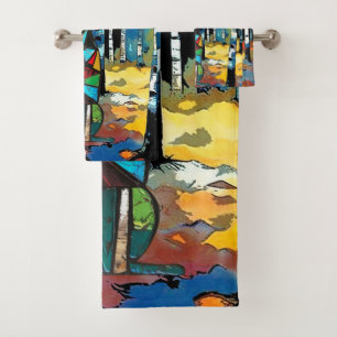 Having An Abstract Kinda Day Bath Towel Set