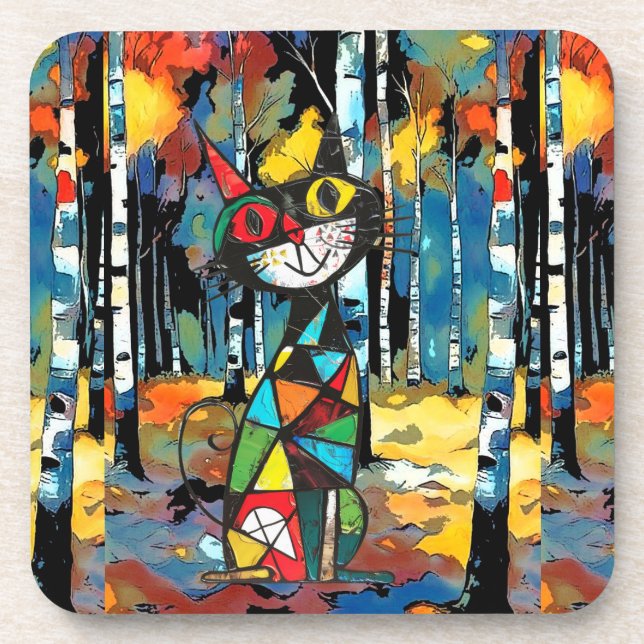 Having An Abstract Kinda Day Coaster (Front)