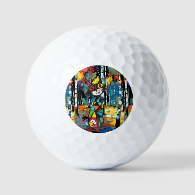 Having An Abstract Kinda Day Golf Balls (Front)