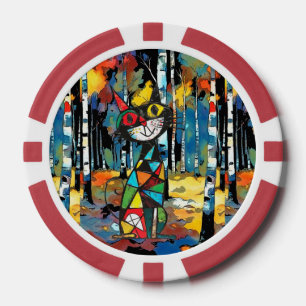 Having An Abstract Kinda Day Poker Chip
