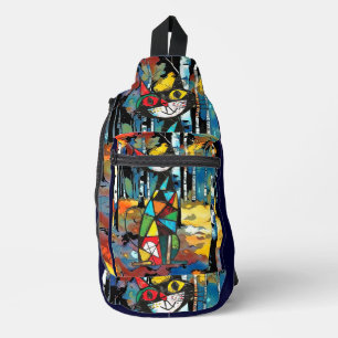 Having An Abstract Kinda Day Sling Bag