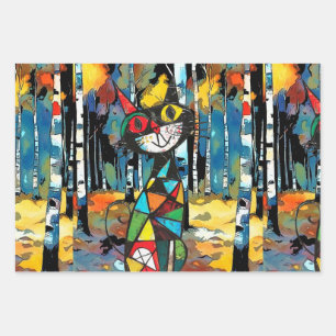 Having An Abstract Kinda Day Wrapping Paper Sheet