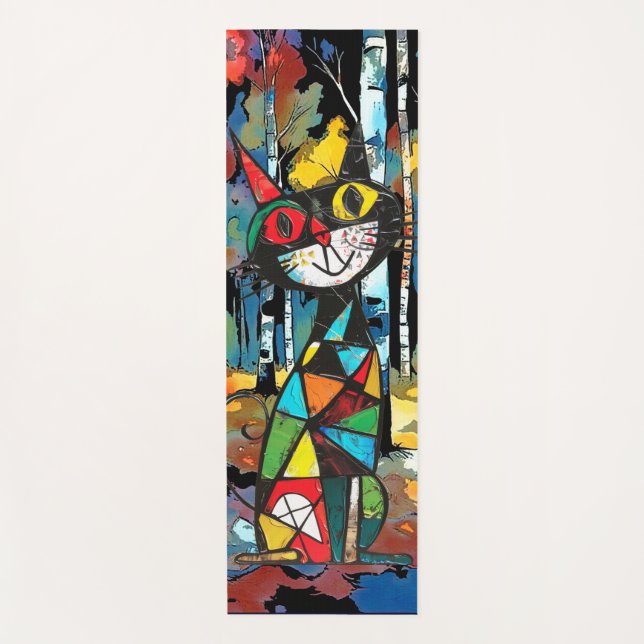 Having An Abstract Kinda Day Yoga Mat (Front)