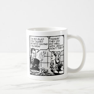 Having Children Funny Retro Mug Humour