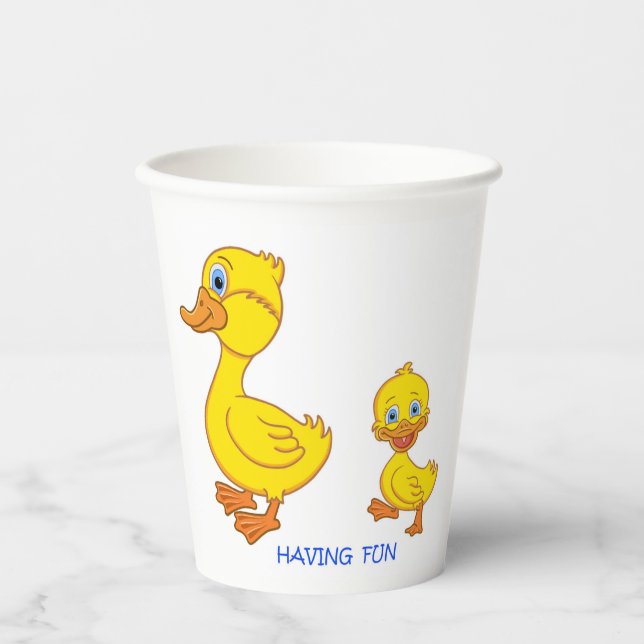 Having Fun Paper Cup (Front)