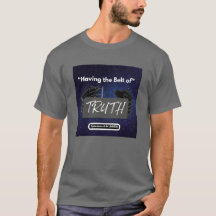 Having the Belt of Truth - Short Sleeve Med Grey
