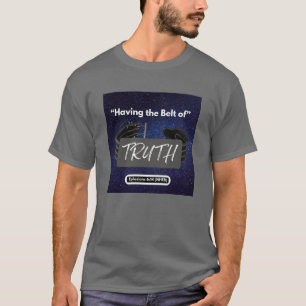 Having the Belt of Truth - Short Sleeve Med Grey T-Shirt