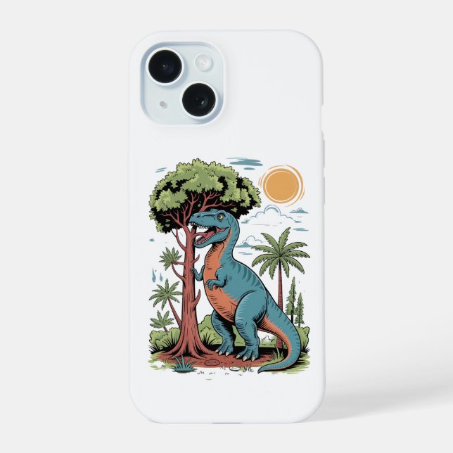 Having to eat trees iPhone 15 case (Back)