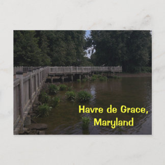 Havre de Grace Boardwalk Postcard