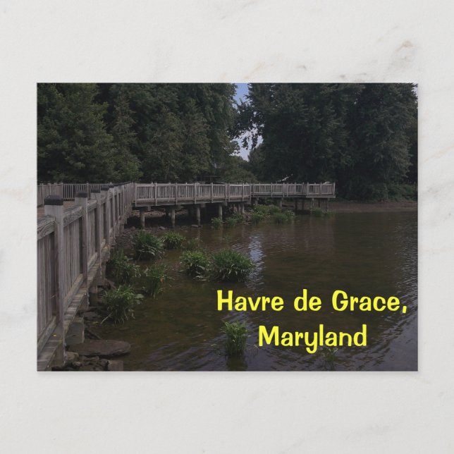 Havre de Grace Boardwalk Postcard (Front)