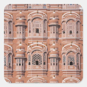 Hawa Mahal (Palace of Winds), Jaipur Square Sticker