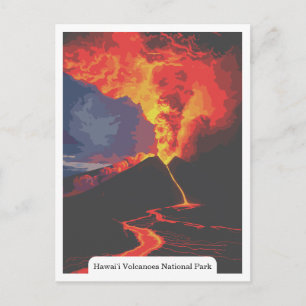 Hawaiʻi Volcanoes National Park USA Postcard
