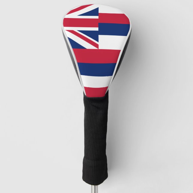 Hawai’i Flag Golf Head Cover (Front)