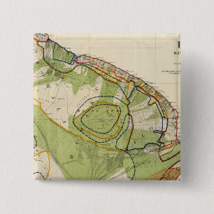Hawaii 15 Cm Square Badge