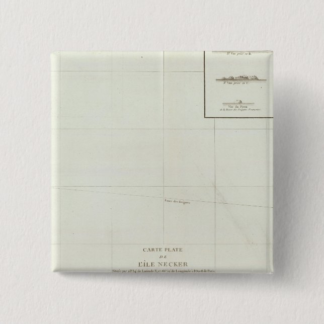 Hawaii 15 Cm Square Badge (Front)