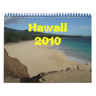 Hawaii 2010 calendar