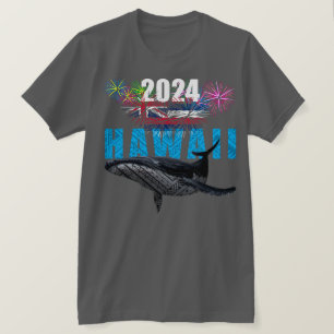 HAWAII 2024 TRIBAL HUMPBACK FIREWORKS T-Shirt