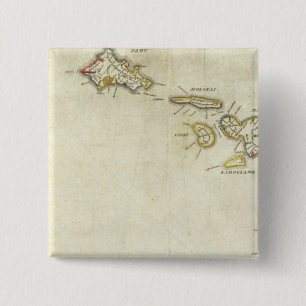 Hawaii 3 15 cm square badge