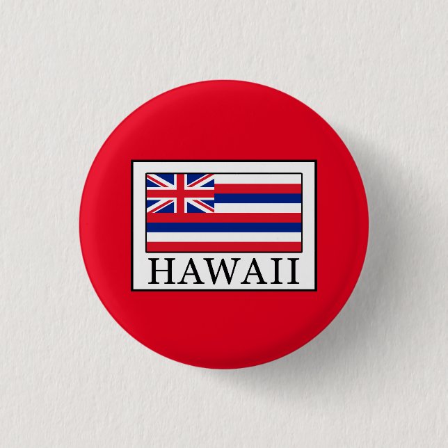 Hawaii 3 Cm Round Badge (Front)