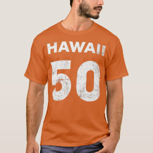Hawaii 50 BirthdayHawaii 50th StateMen Women Vinta T-Shirt