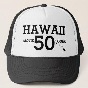 HAWAII 50 MOVIE TOURS TRUCKER HAT