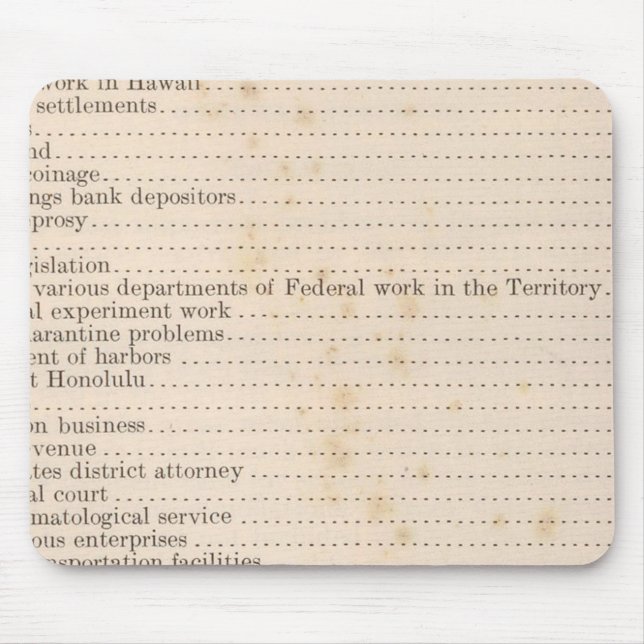 Hawaii 5 mouse mat (Front)