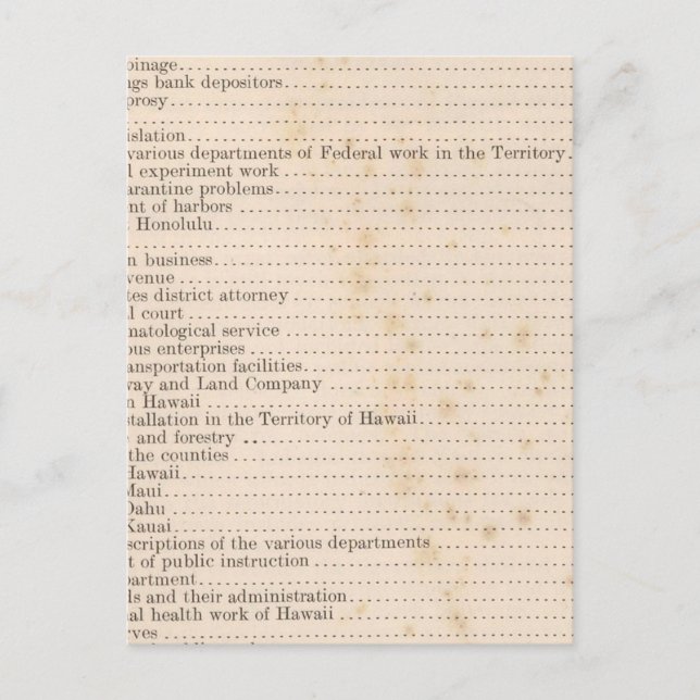 Hawaii 5 postcard (Front)