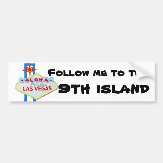 Hawaii 9th Island Bumper Sticker (Front)