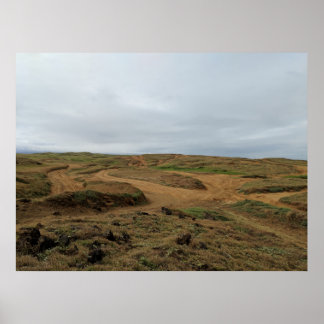 Hawaii - Adventure To Green Sand Beach Poster