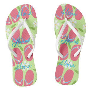 Hawaii Aloha Collection - Ladies Flip Flops