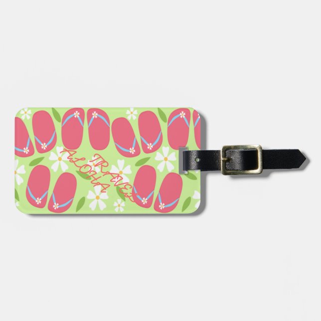 HAWAII ALOHA COLLECTION LUGGAGE TAG (Front Horizontal)
