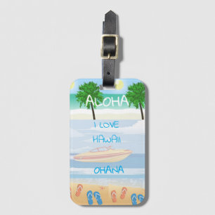 Hawaii Aloha Collection - Luggage Tag