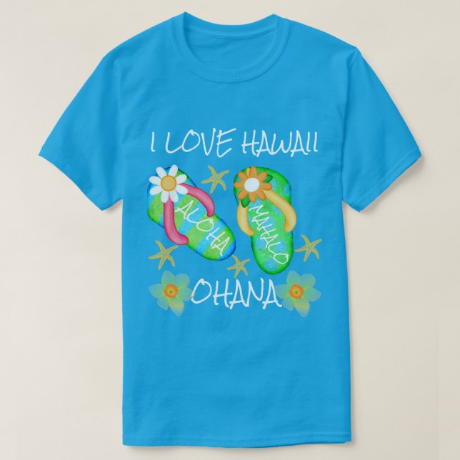 Hawaii Aloha Collection  T-Shirt (Design Front)