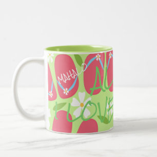 Hawaii Aloha Collection- Two-Tone Coffee Mug