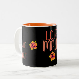 Hawaii Aloha Collection - Two-Tone Coffee Mug