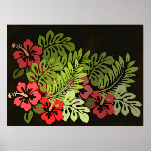 Hawaii Aloha Flower Art Print