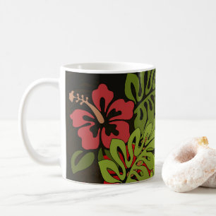 Hawaii Aloha Flower Art Print Coffee Mug