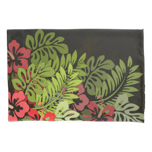 Hawaii Aloha Flower Art Print Pillowcase