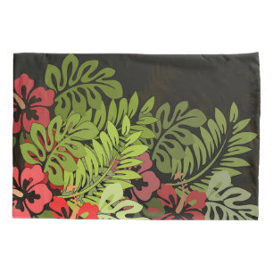 Hawaii Aloha Flower Art Print Pillowcase