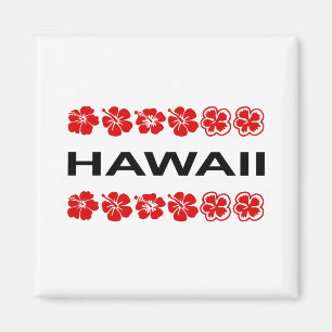 Hawaii Aloha Flower Bands Light-Colour Magnet