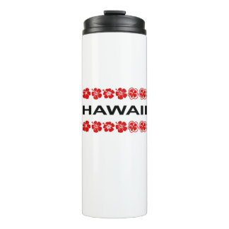 Hawaii Aloha Flower Bands Light-Colour Thermal Tumbler