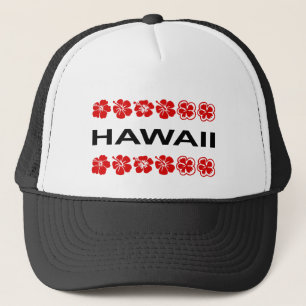 Hawaii Aloha Flower Bands Light-Colour Trucker Hat