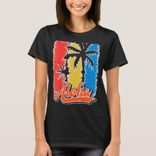 Hawaii Aloha Palm Tree Hawaiian Party 2 T-Shirt