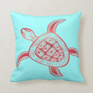 Hawaii Aloha Turtle Cushion