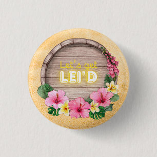 Hawaii Bachelorette Party 3 Cm Round Badge