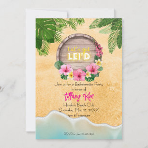Hawaii Bachelorette Party Invitation