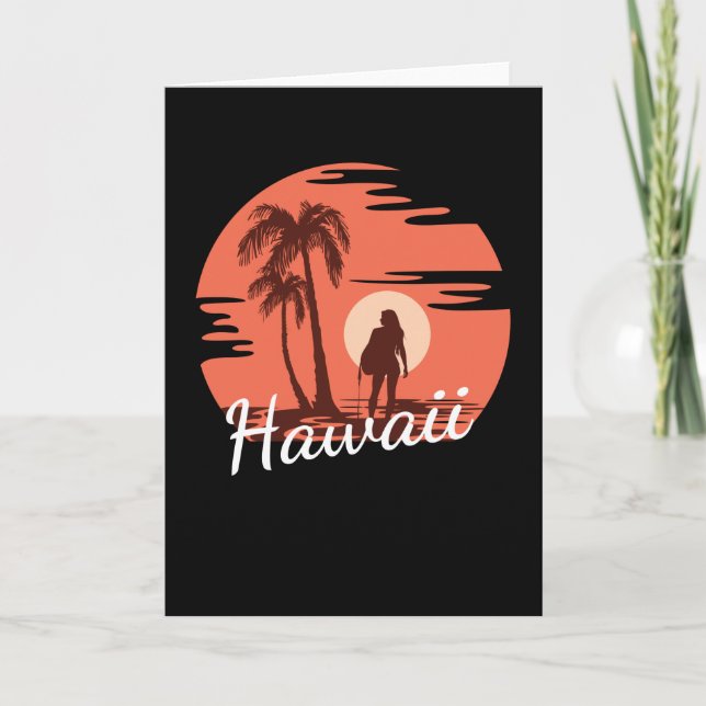 Hawaii Beach Card (Front)