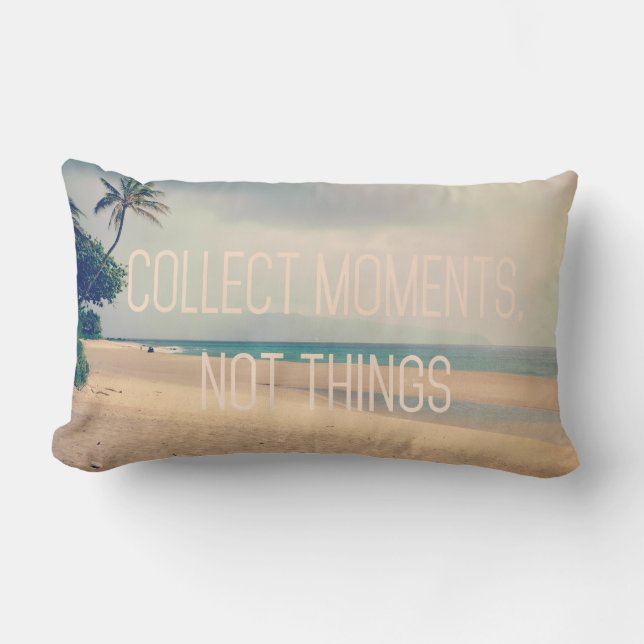 Hawaii Beach Collect Moments Pillow (Front)