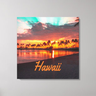 Hawaii Beach Hawaiian Islands Canvas Print