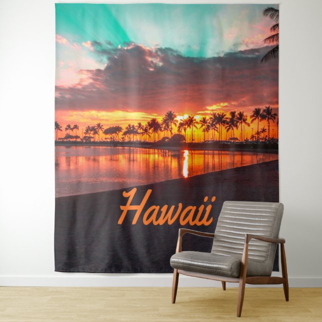 Hawaii Beach Hawaiian Islands Tapestry (In Situ)